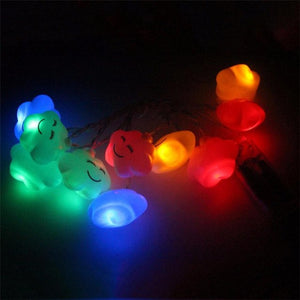 10 Led Emoji Cloud Shape String Lights DIY Party