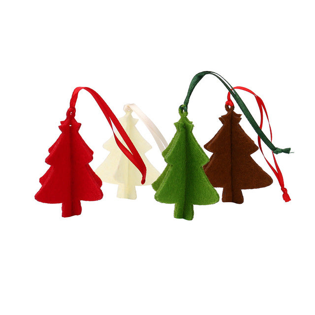 10PC Newly Christmas Tree Shape Christmas Ornament