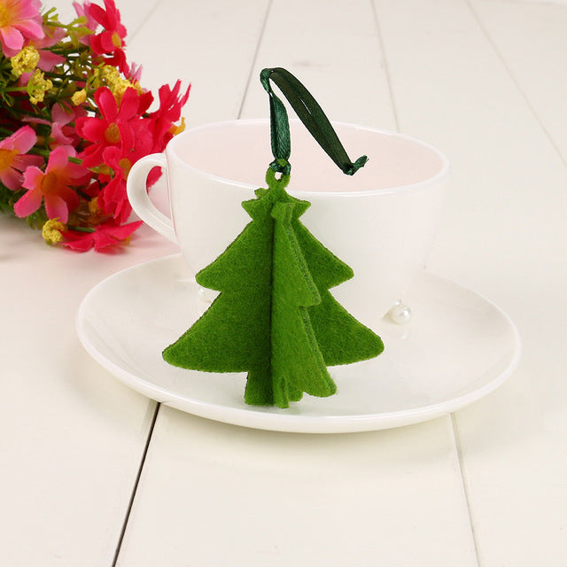 10PC Newly Christmas Tree Shape Christmas Ornament