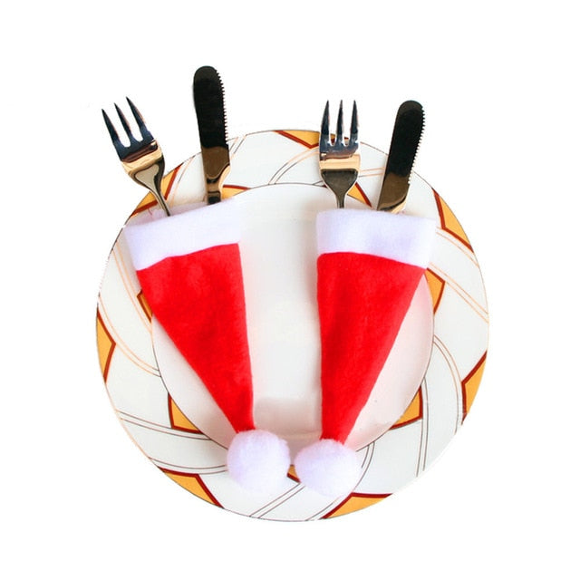 Christmas Decorative tableware Xmas Caps