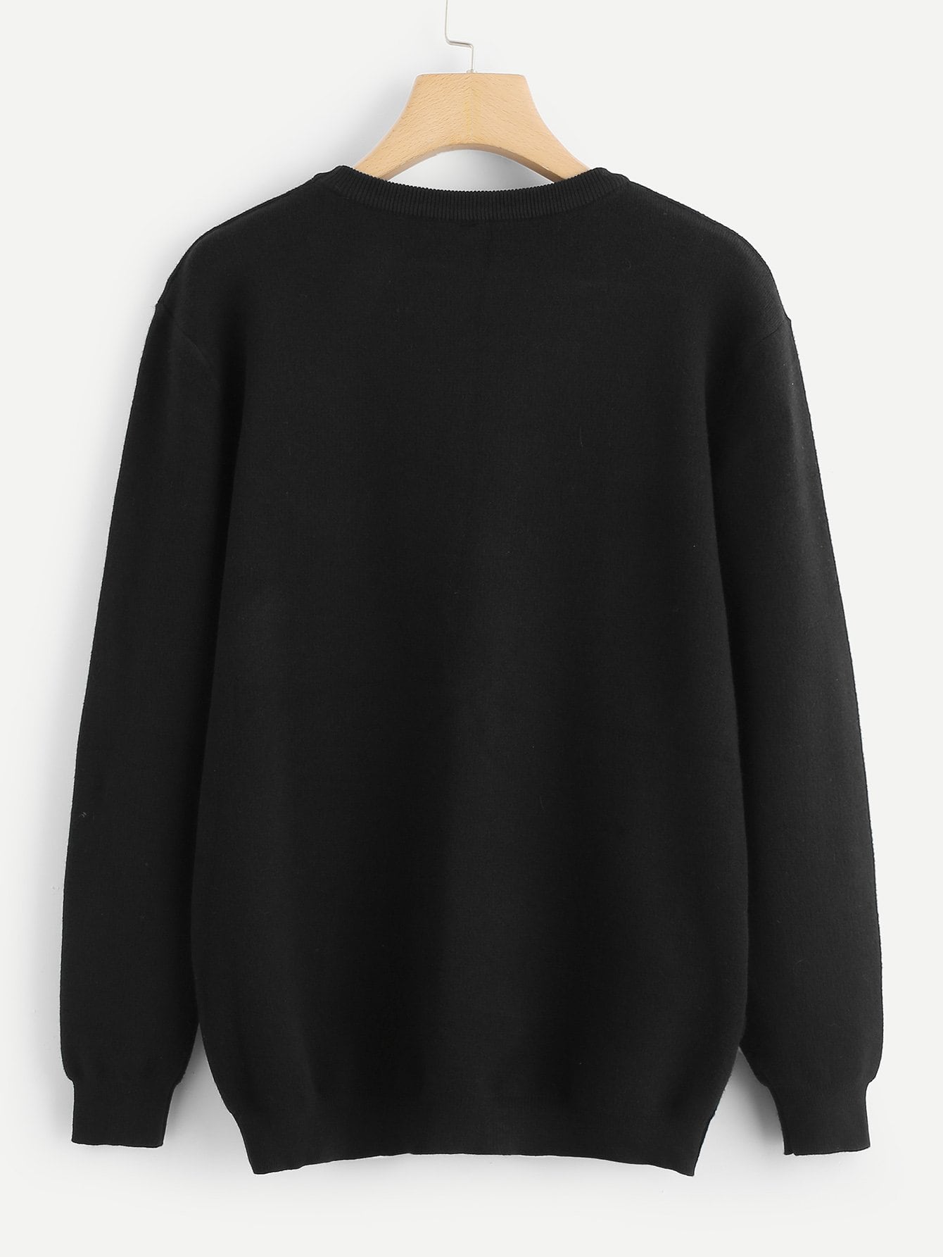 Christmas & Letter Print Jumper
