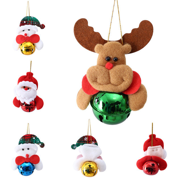 1PC Christmas Bell Hanging Ornaments Christmas