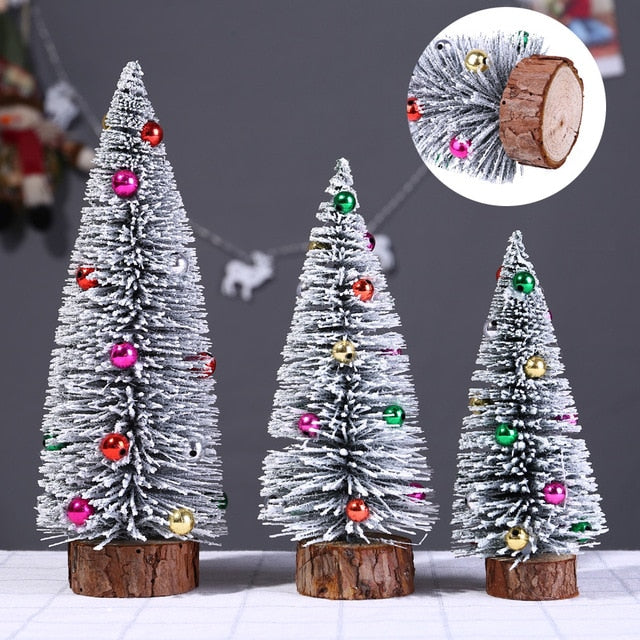 1PC Mini Christmas tree Xmas Gift 3D Home