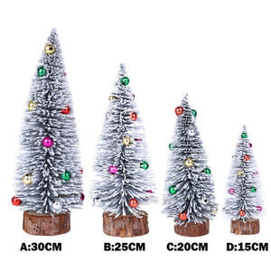 1PC Mini Christmas tree Xmas Gift 3D Home