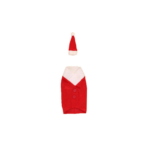 1pc Christmas Red Wine Bottle Cover Bags Xmas