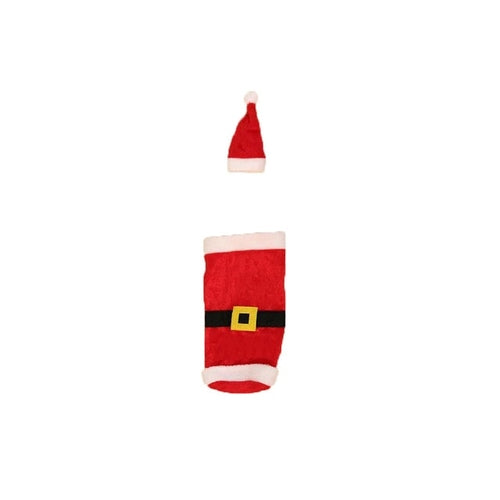 1pc Christmas Red Wine Bottle Cover Bags Xmas