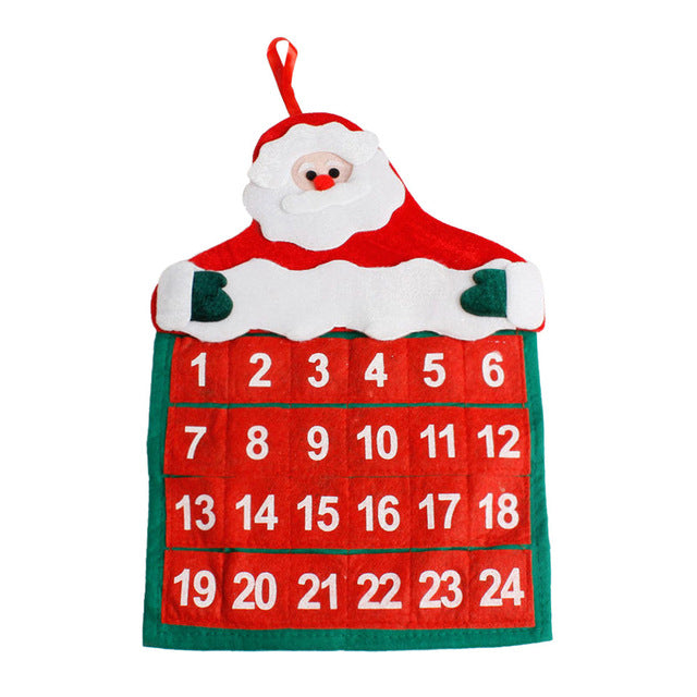 1pc Non-woven Fabric Christmas Decorations Santa