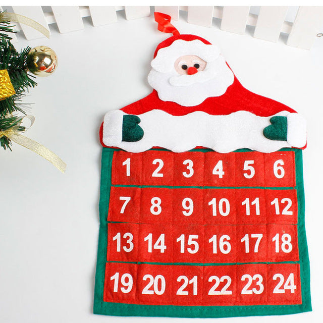 1pc Non-woven Fabric Christmas Decorations Santa