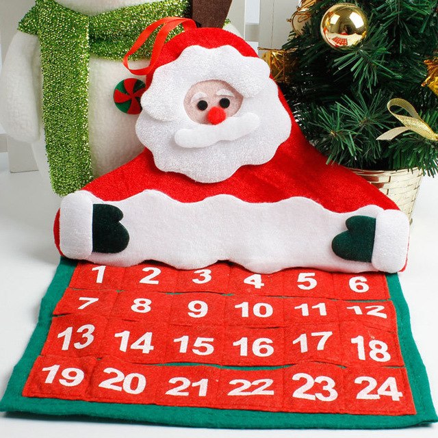 1pc Non-woven Fabric Christmas Decorations Santa