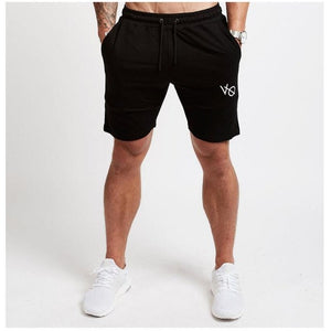 Mens Cotton Shorts Calf-Length Gyms Fitness