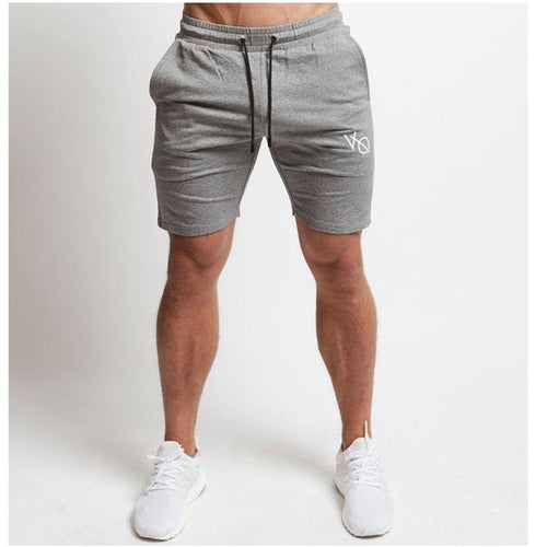 Mens Cotton Shorts Calf-Length Gyms Fitness