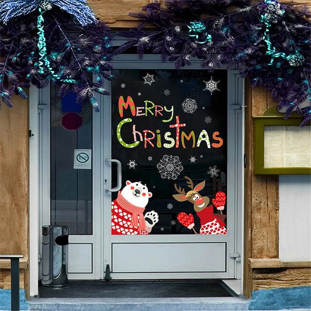 2018 Merry Christmas Household Room Wall Sticker