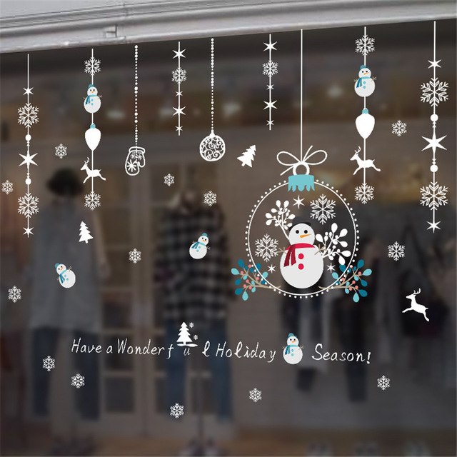 2018 Merry Christmas Household Room Wall Sticker