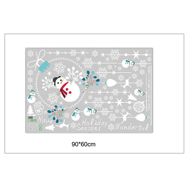2018 Merry Christmas Household Room Wall Sticker