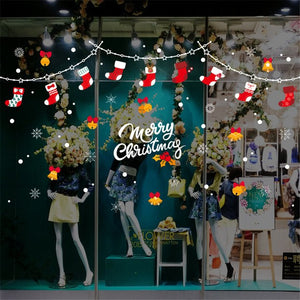 2018 Merry Christmas Household Room Wall Sticker