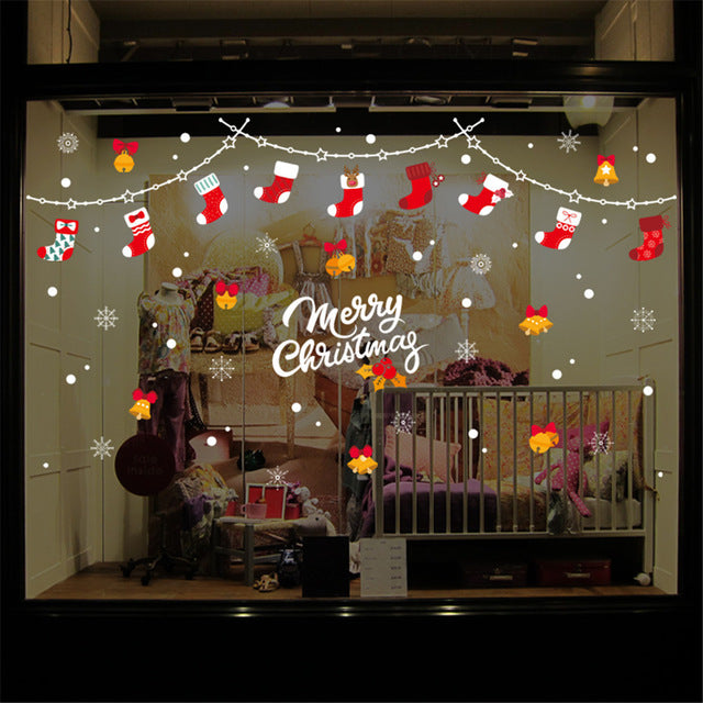 2018 Merry Christmas Household Room Wall Sticker