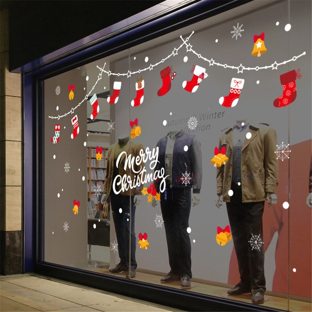 2018 Merry Christmas Household Room Wall Sticker