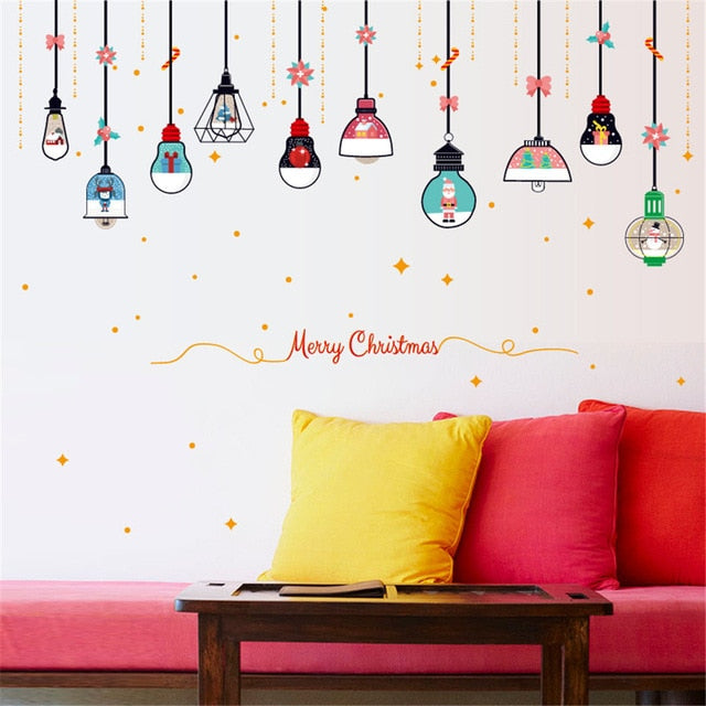 2018 Merry Christmas Household Room Wall Sticker