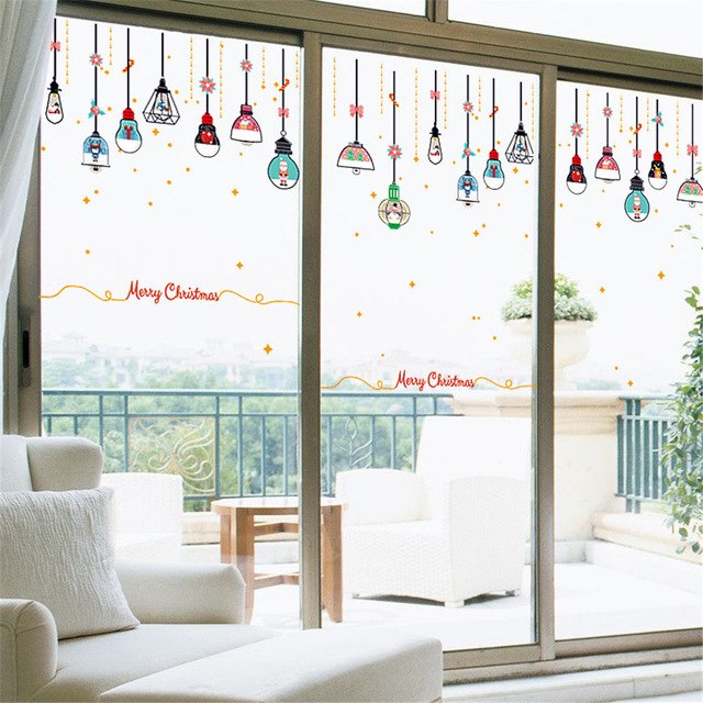 2018 Merry Christmas Household Room Wall Sticker