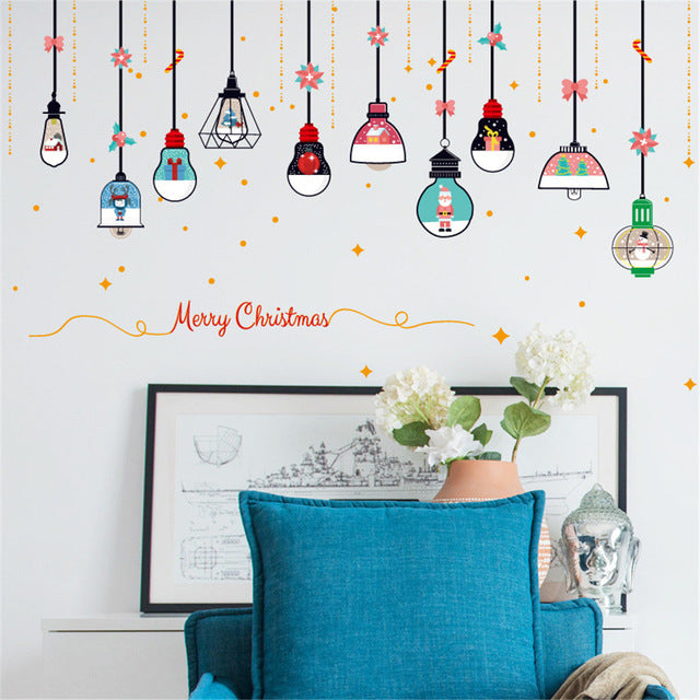 2018 Merry Christmas Household Room Wall Sticker