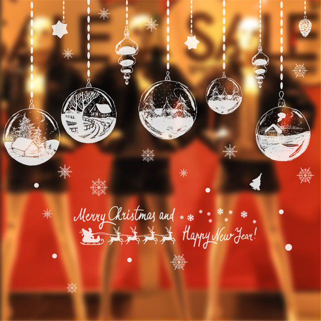 2018 Merry Christmas Household Room Wall Sticker