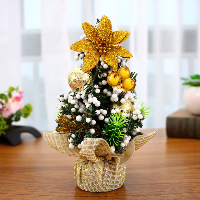 20cm Merry Christmas Tree Bedroom Desk Decoration