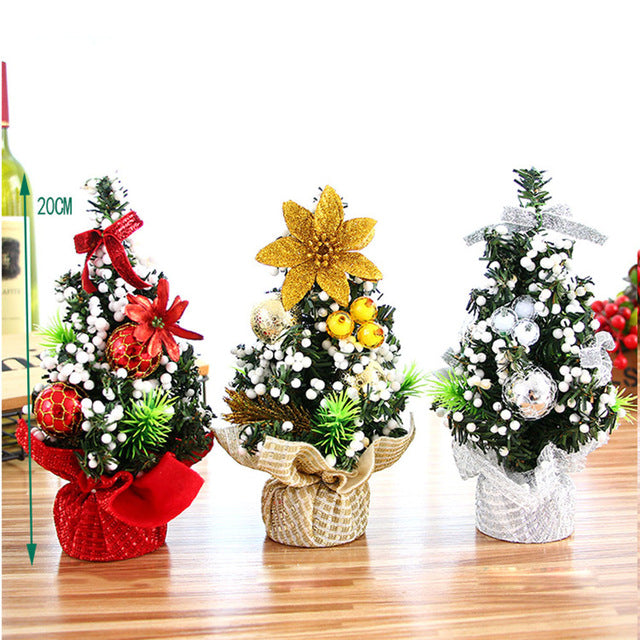 20cm Merry Christmas Tree Bedroom Desk Decoration