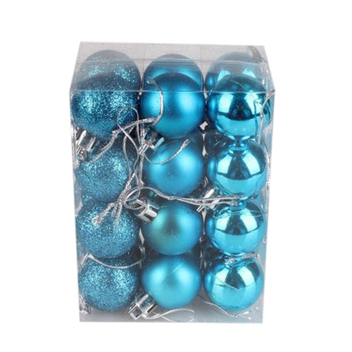 24pcs Christmas Xmas Tree Ball Bauble Hanging Ball