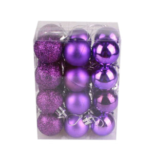 24pcs Christmas Xmas Tree Ball Bauble Hanging Ball