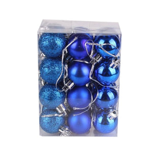 24pcs Christmas Xmas Tree Ball Bauble Hanging Ball