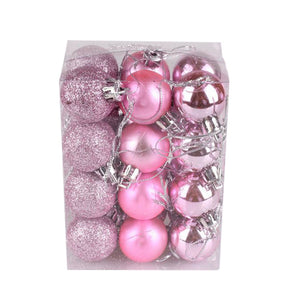 24pcs Christmas Xmas Tree Ball Bauble Hanging Ball