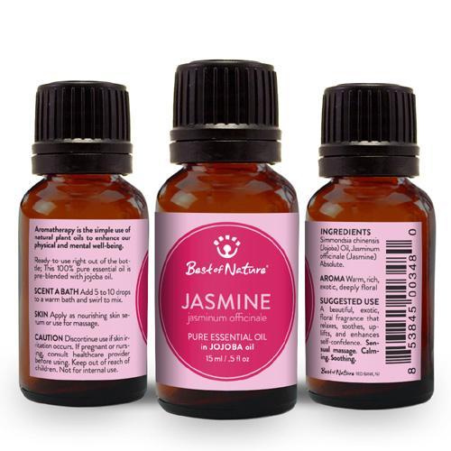 Jasmine Absolute Essential Oil blended with Jojoba