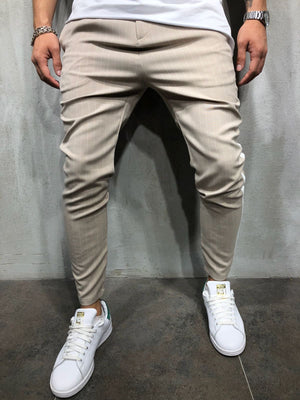 Ankle Pants Streetwear Striped 3906