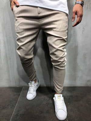 Ankle Pants Streetwear Striped 3906