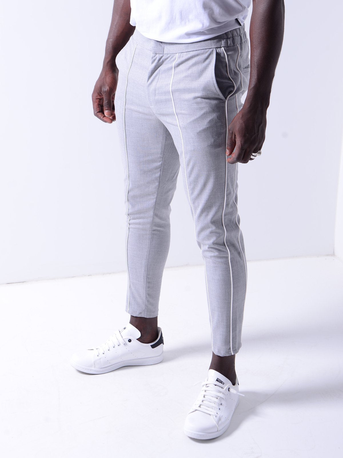 Ankle Pants Front and Side Stripes 3944