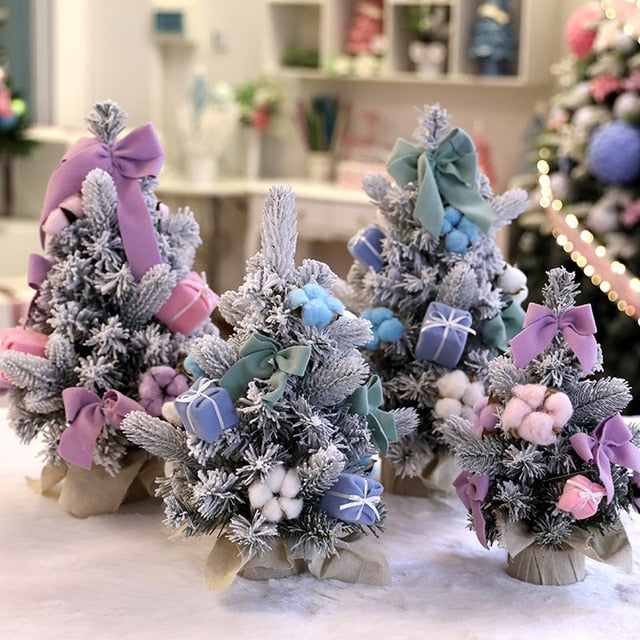 3D DIY Artificial Tabletop Mini Christmas Tree