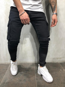 Cargo Jeans Distressed 4040