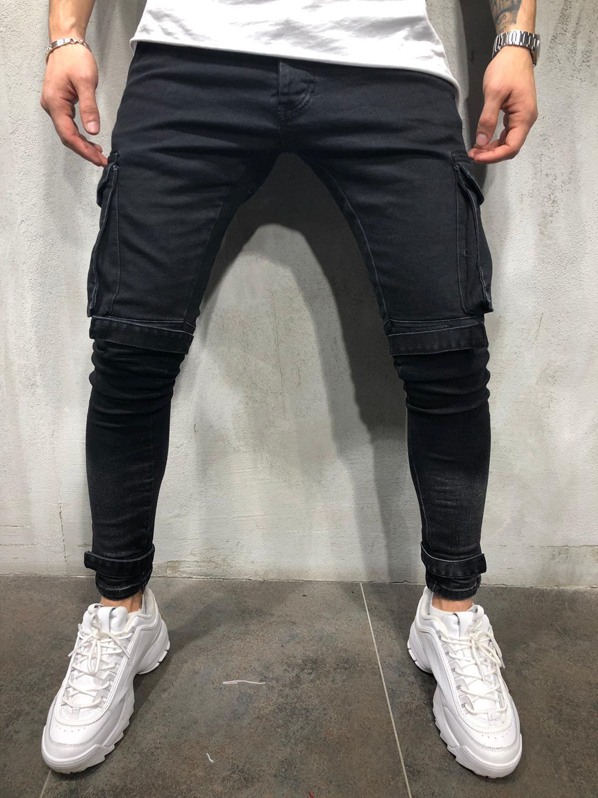 Cargo Jeans Distressed 4040