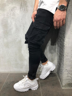 Cargo Jeans Distressed 4040