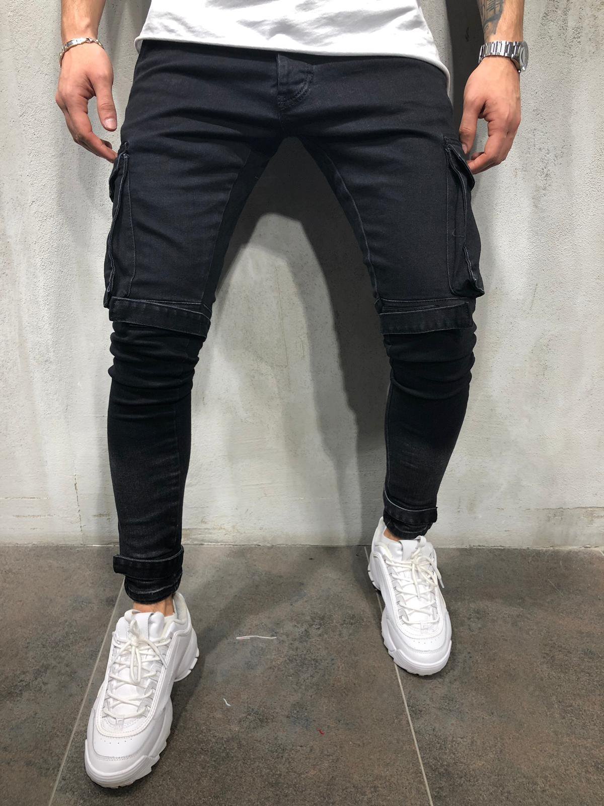 Cargo Jeans Distressed 4040