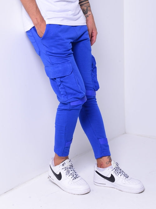Cargo Jogger Sweatpants Touch Fastener 4123
