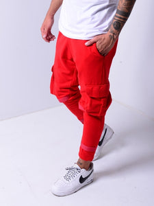 Cargo Jogger Sweatpants Touch Fastener 4124
