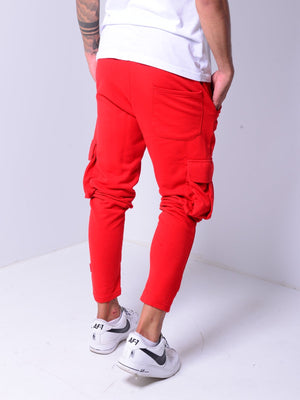 Cargo Jogger Sweatpants Touch Fastener 4124