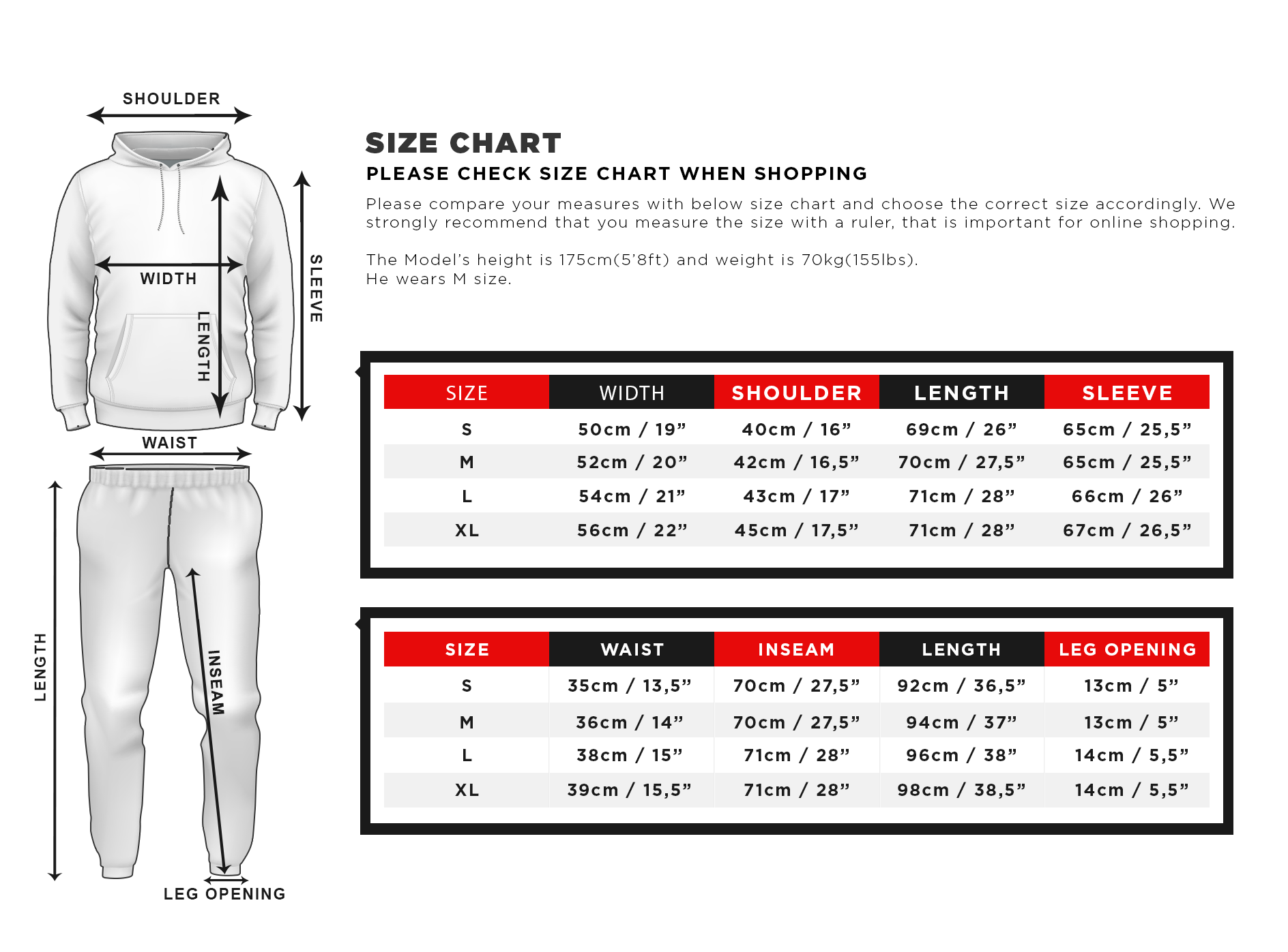 Black Hooded Tracksuit Cargo Pockets 4169