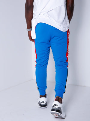 Plain Sweatpants Side Stripes 4215