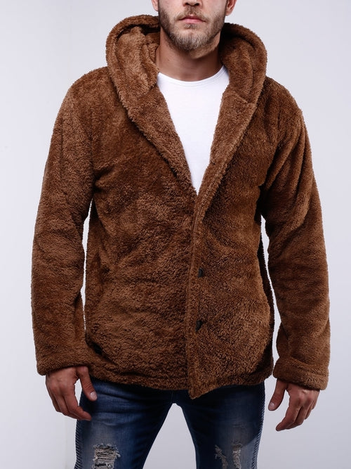 Plush Hoodie Jacket 4231