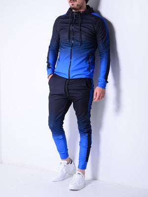 Hooded Tracksuit Dip Dye Wash 4329