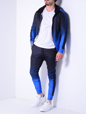 Hooded Tracksuit Dip Dye Wash 4329