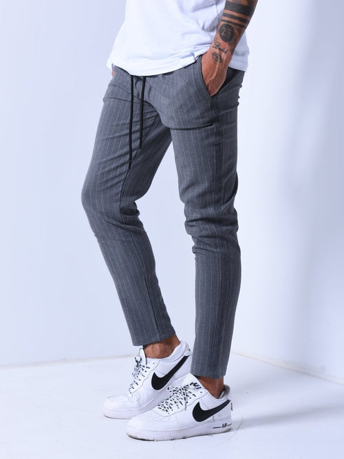 Ankle Pants Streetwear Striped 4390