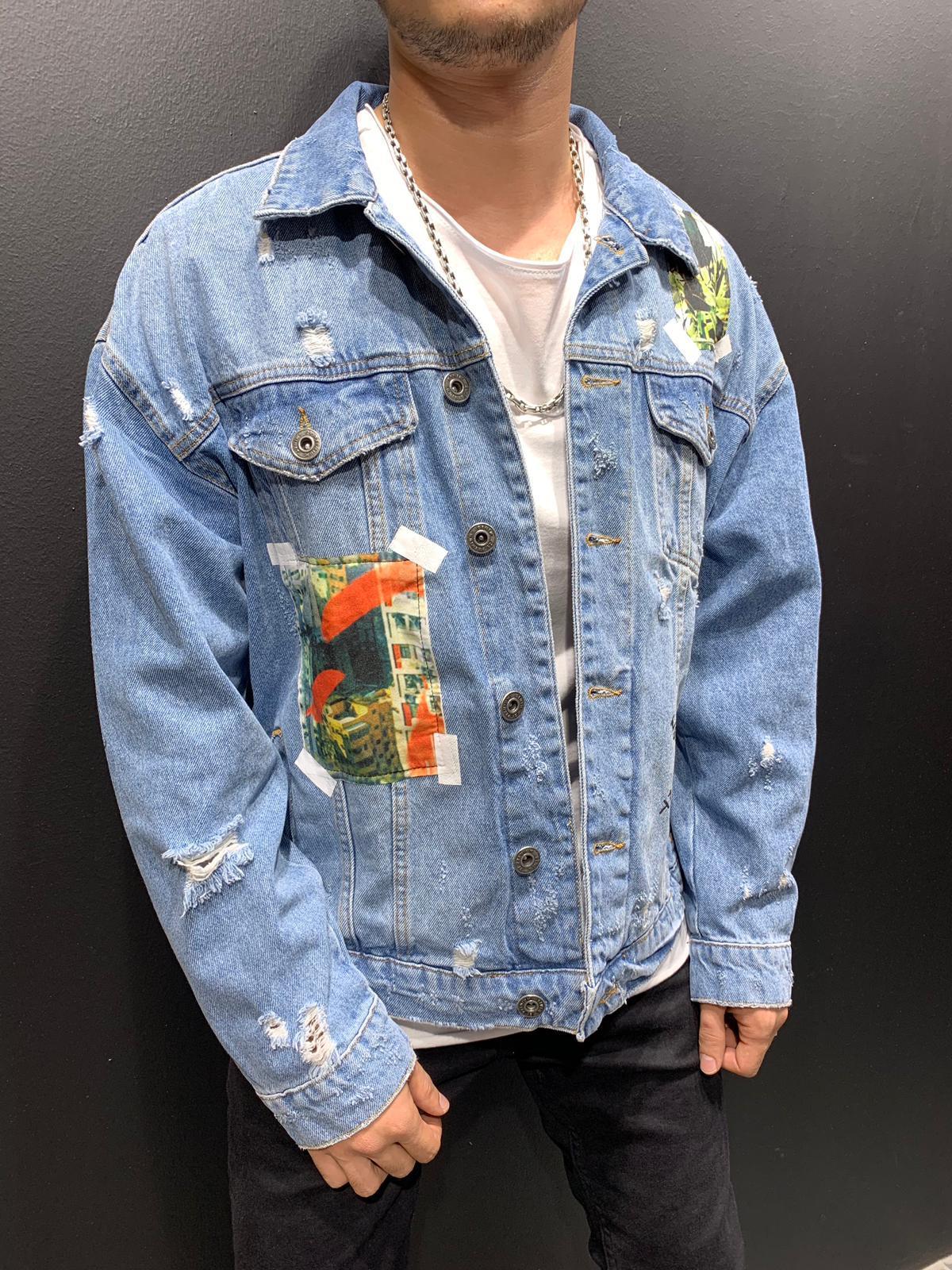 Denim Jacket Art Patch 4555